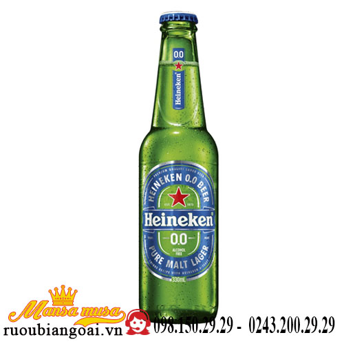 Bia Heineken 0 Cồn 330ml - Chi Nhánh - Công Ty Cổ Phần Thương Mại Quốc Tế An Phú Group
